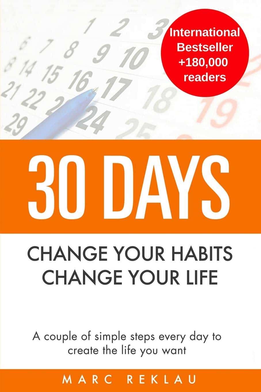 30 Days: change your habits, change your life - book front cover